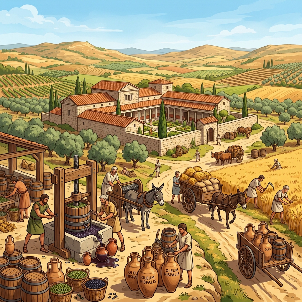 Ilustración aérea de los planos originales