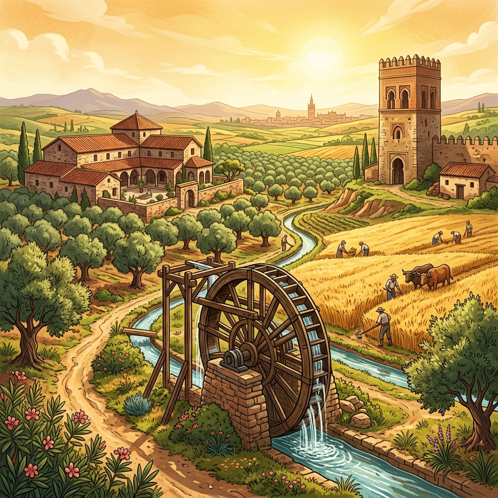 Ilustración del crecimiento y modernas avenidas
